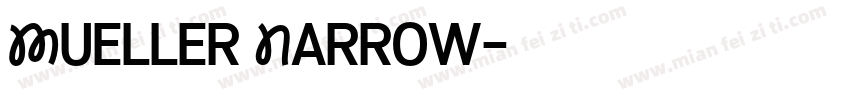 Mueller Narrow字体转换
